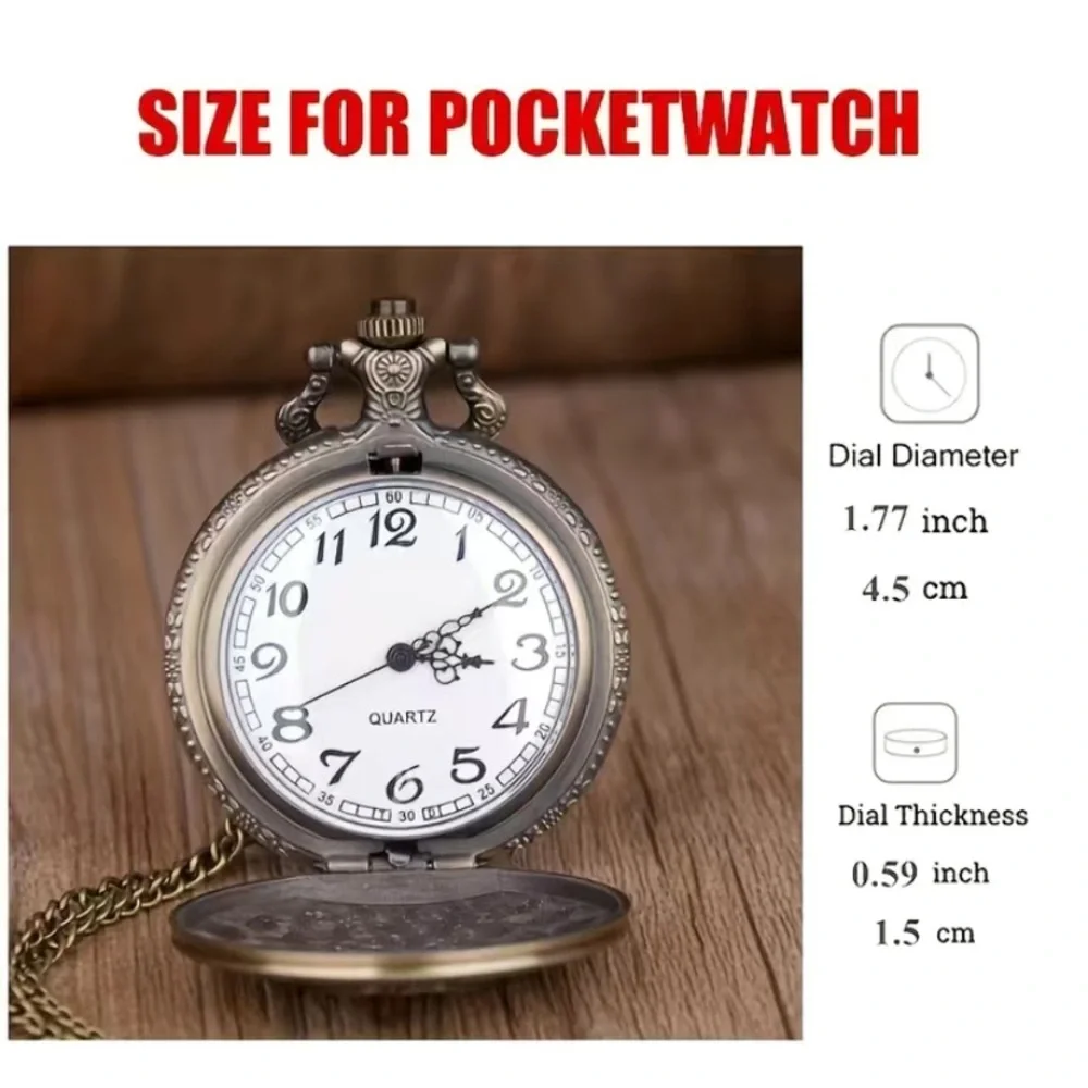 Harry Potter pocket watch with chain. - Picture 3 of 6